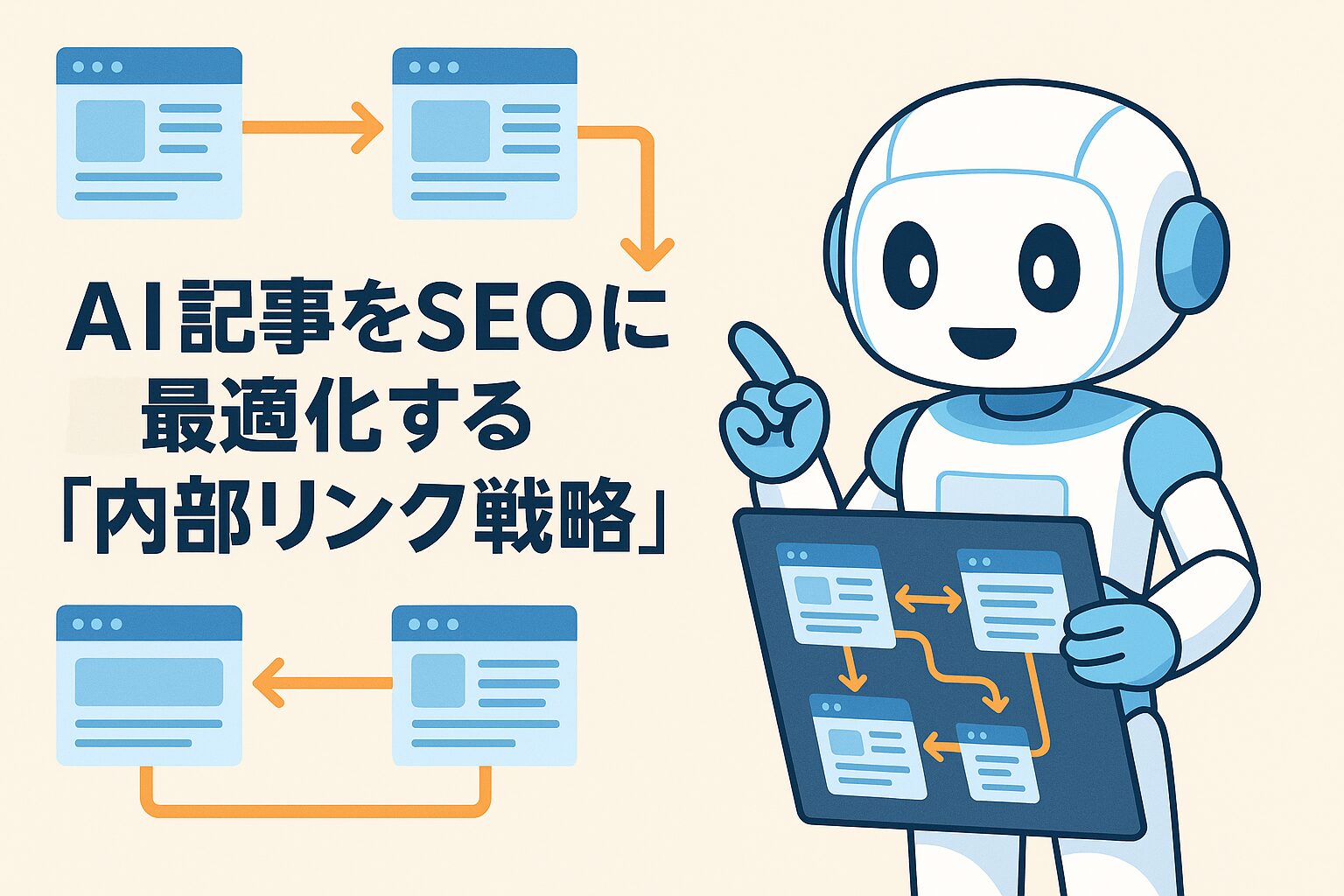 AI記事をSEOに最適化する「内部リンク戦略」サムネイル