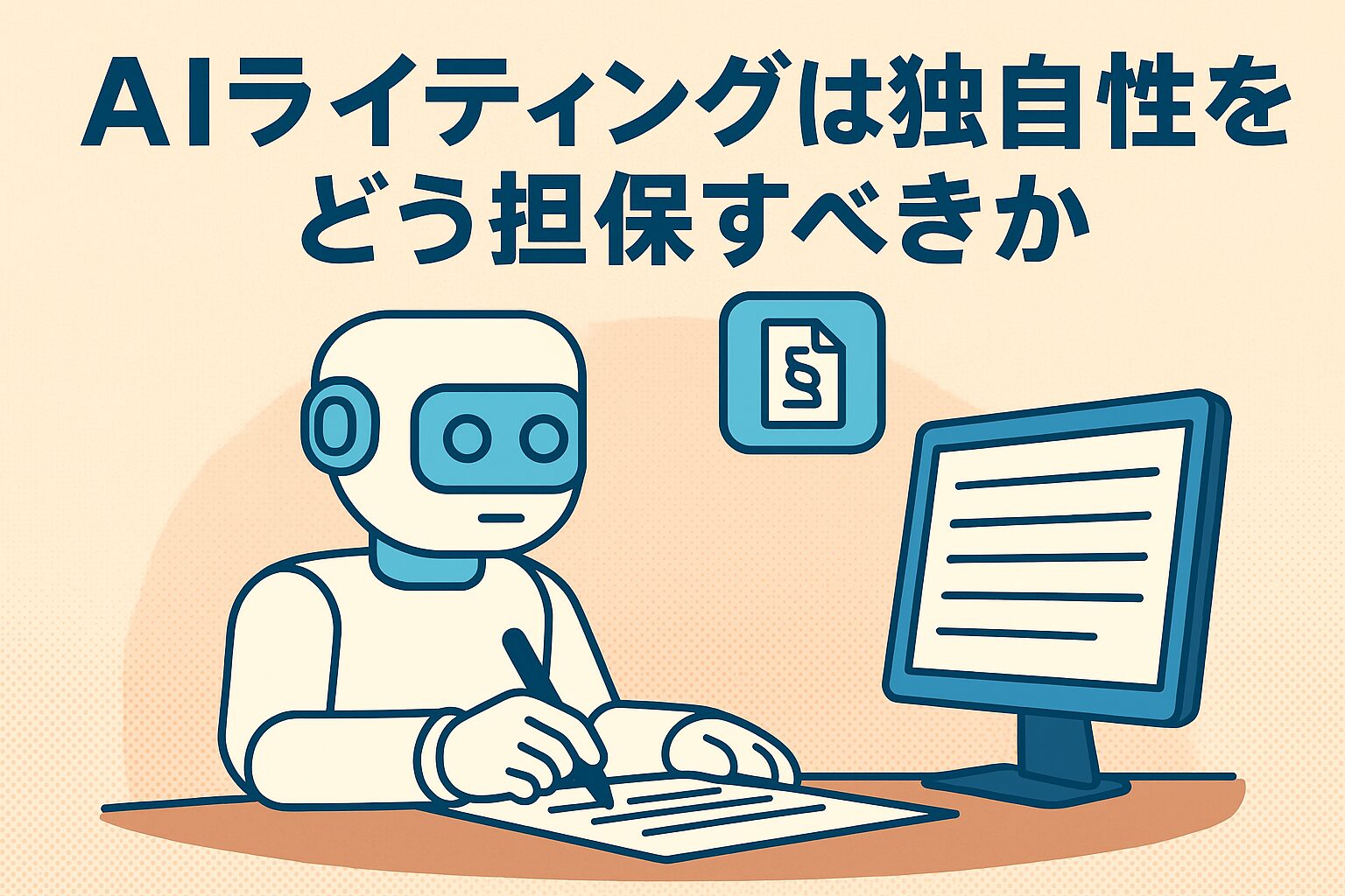 「AIライティングは独自性をどう担保すべきか」サムネイル