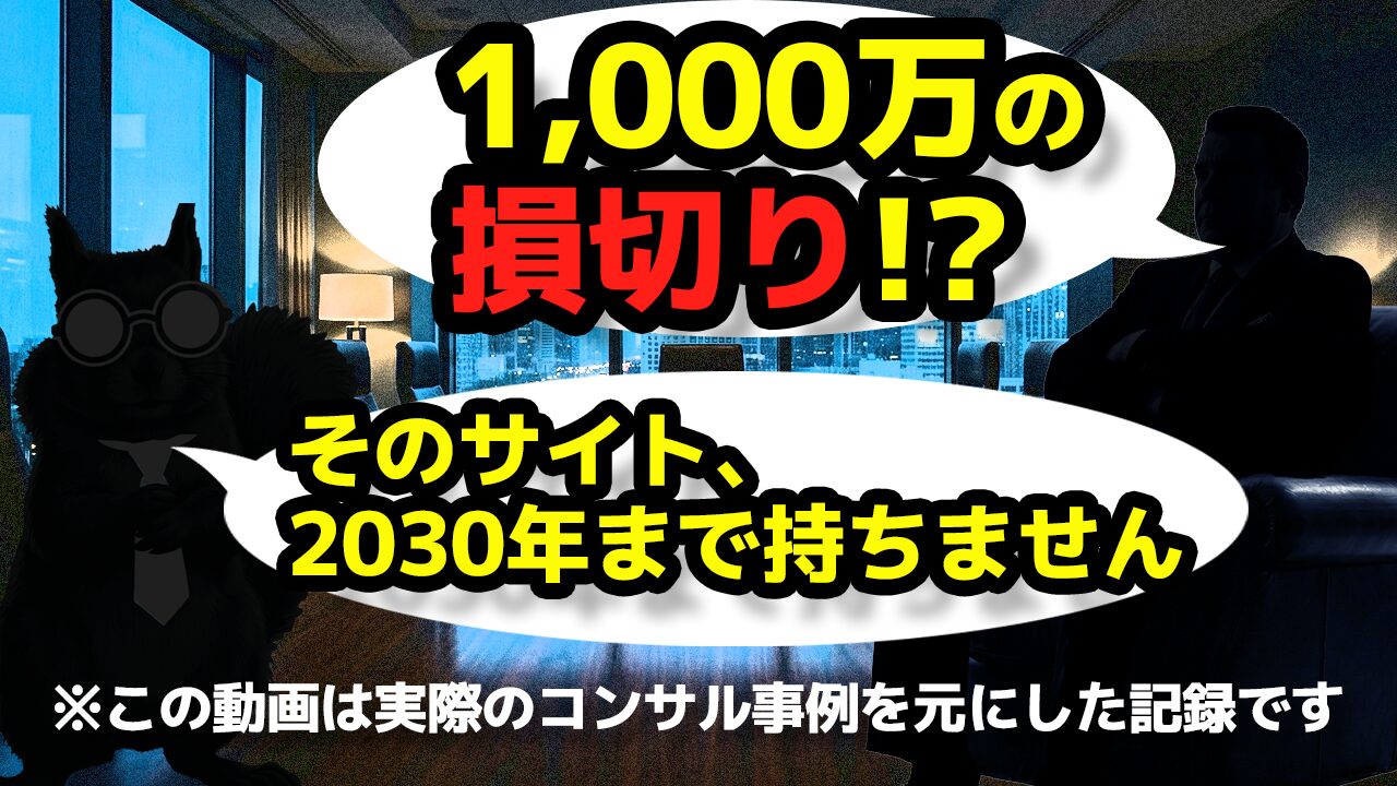 そのサイト、2030年まで持ちません