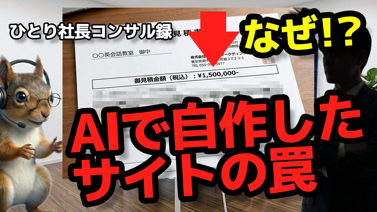 AIで自作したサイトの罠